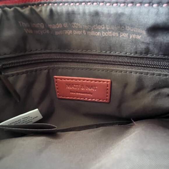 Matt & Nat Triple Crossbody Bag, Rust Orange, Detachable Strap, VGC! - Picture 10 of 16